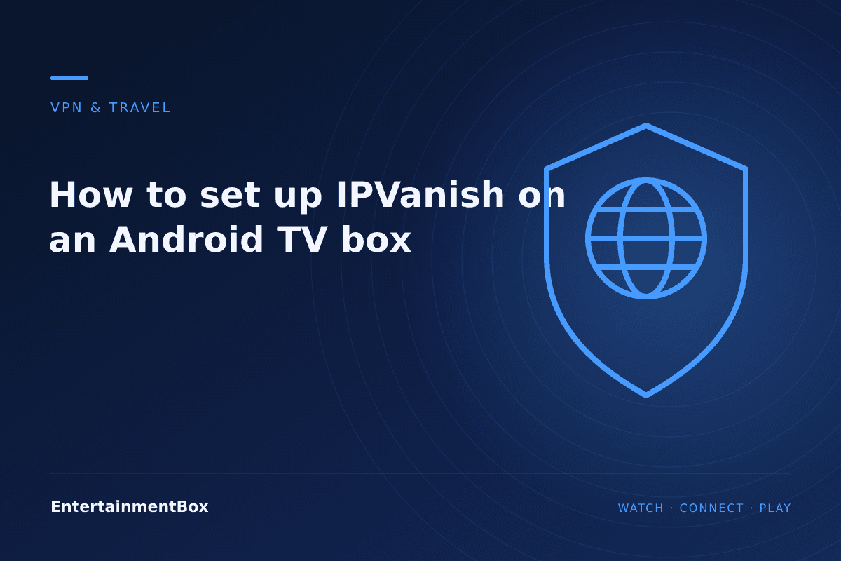 EntertainmentBox editorial cover: How to set up IPVanish on an Android TV box