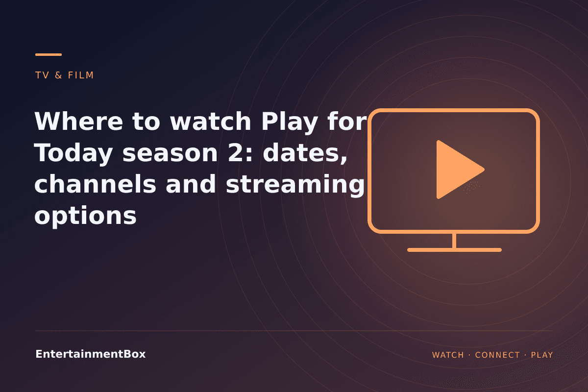 EntertainmentBox editorial cover: Where to watch Play for Today season 2: dates, channels and streaming options