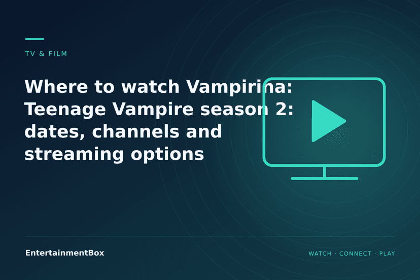 Where to watch Vampirina: Teenage Vampire season 2: dates, channels and ...